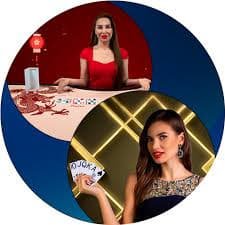 Mobile app interface showing live football and casino menu